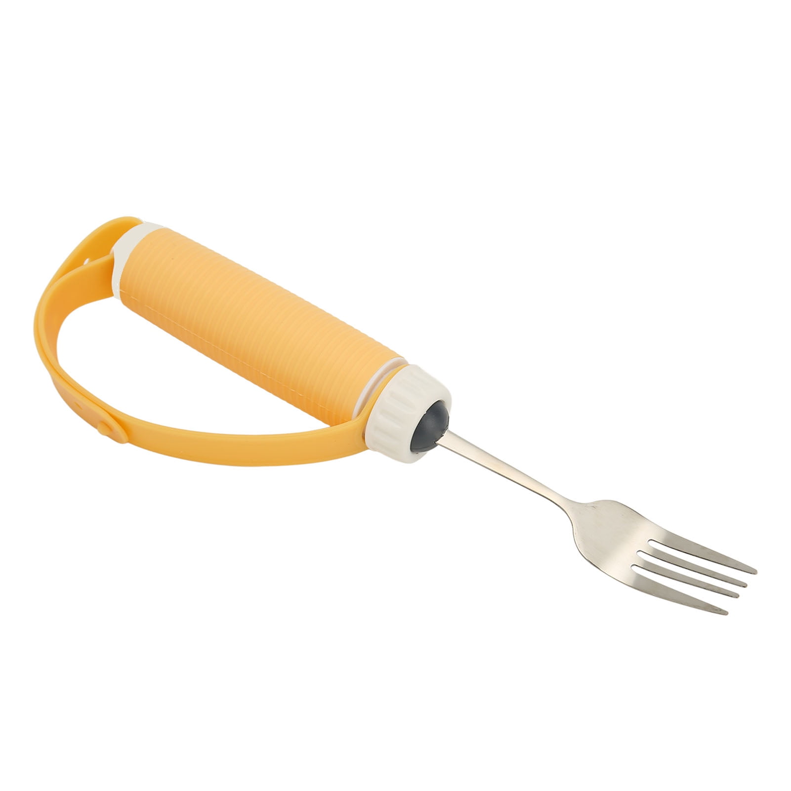 Eating Aids Utensils, Adaptive Aid Fork Rounded Edges Weighted Design Easy Grip Convenient With