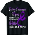 thumbnail image 1 of Eating Disorders Awareness Mom Support Purple Ribbon T-Shirt, 1 of 4