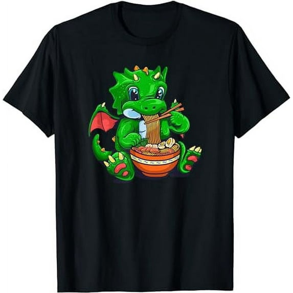 Eating Ramen Noodles Anime T-Shirt
