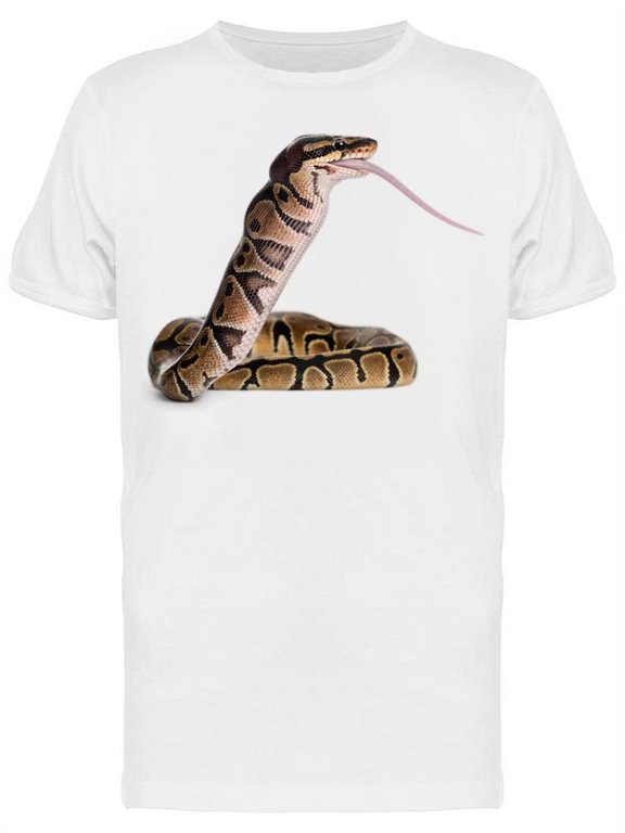 Eating Royal Python T-Shirt Men -Image by Shutterstock, Male XX-Large