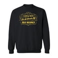 thumbnail image 1 of Eating Well Is Self Respect Sweatshirt Women - Women Sweatshirt, Black, 5XL, 1 of 4