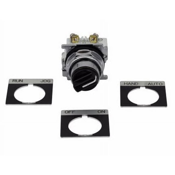 Eaton 10250T20KB-POP 2-Position Heavy-Duty 10250T Series Non-Illuminated Selector Switch Black