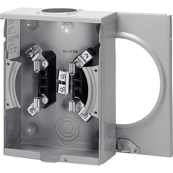 Eaton 125A Meter Socket - Pack of 12 Residential Use, Standard Application