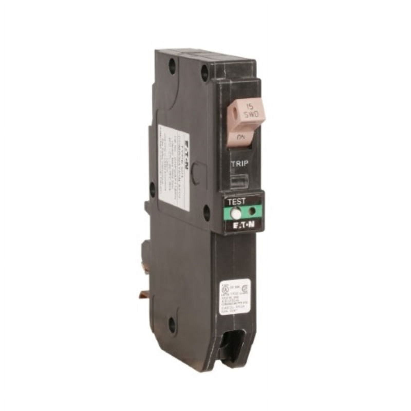 Eaton  15 amps Combination AFCI  Single Pole  Circuit Breaker