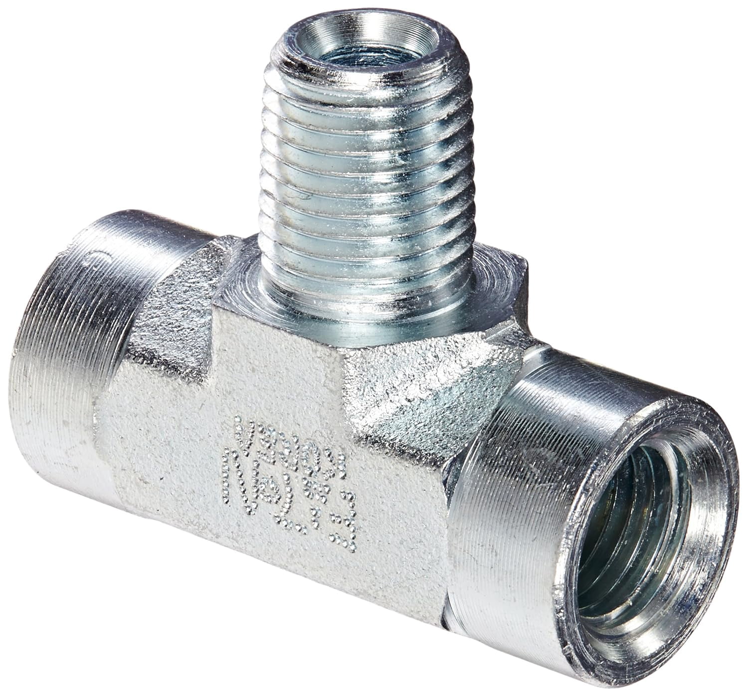 Replacement Quick Coupler Access Tee – 90 Degree Angle, 1/4" NPT X 1/4" Quick Coupler, Brass, Compatible With JB Industries A34000