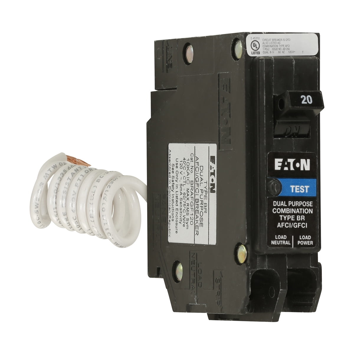 Eaton QBHGFEP2020 2 pole 22kA 120/240v 20 amp Bolt on Equipment GFI