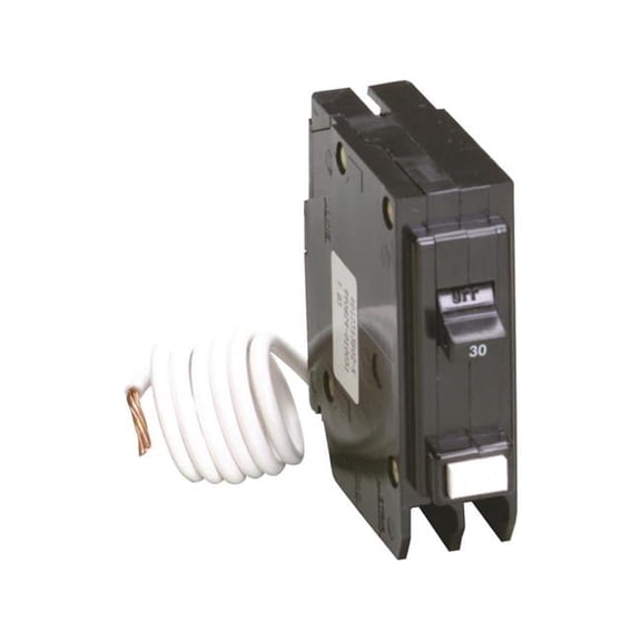 Eaton Ground Fault Breaker 30A 1 Pole - GFCI Circuit Breaker - Multicolor Indoor & Outdoor Use, NEC-Compliant