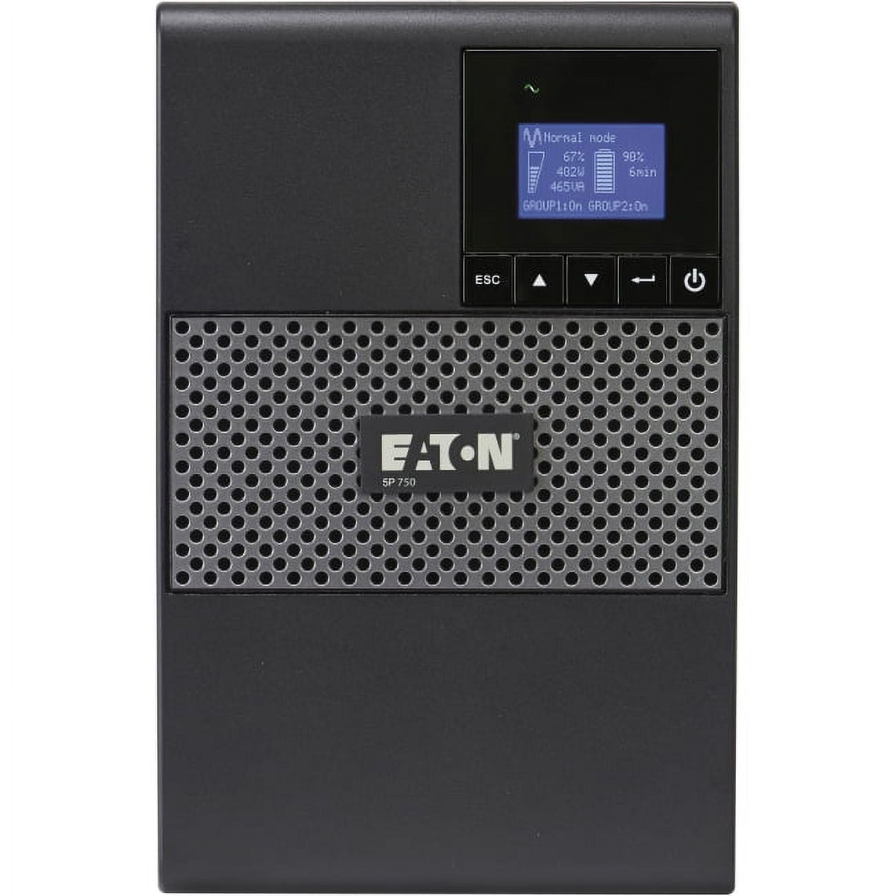 Eaton 5P Tower UPS - 750 VA/600 W - 132 V AC - 4 Minute - Tower - 4 Minute - 8 x NEMA 5-15R