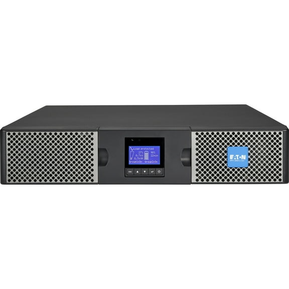 Eaton 9PX 3000VA 2400W 120V Online Double-Conversion UPS, L5-30P, 6x 5-20R, 1 L5-30R, Lithium-ion Battery, Cybersecure Network Card, 2U Rack/Tower