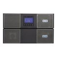 thumbnail image 1 of Eaton 9PX 6000VA 5400W 120/208V Online Double-Conversion UPS, L6-30P, 18x 5-20R, 2 L6-20R, 1 L6-30R Outlets, Network Card, Extended Run, 6U Rack/Tower Battery Backup - UPS - AC 200/208/220/230/240 V - 5.4 kW - 6000 VA - Ethernet 10/100, RS-232, USB - PFC - 6U - 19" - black, silver - with 5 kVA Transformer - for P/N: 744-A1974, 9PXEBM180RT, 1 of 6