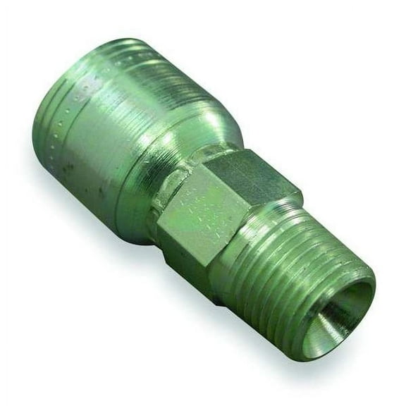 Eaton Aeroquip Crimp Fitting,1/4" I.D.,1/4",M,NPTF 1AA4MP4