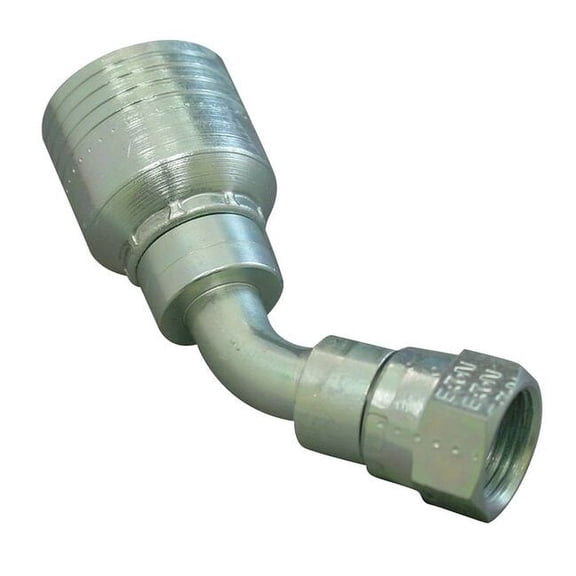 Eaton Aeroquip Hydraulic Hose Fitting,45deg Elbow Shape 4SA8FJA8