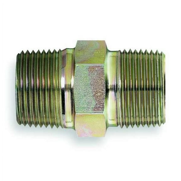 Eaton Aeroquip Hose Adapter,1/2",NPTF,3/8",NPTF 259-2083-8-6