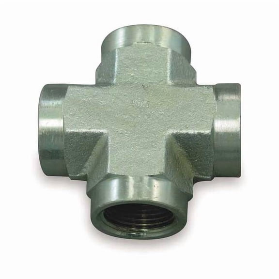 Eaton Aeroquip Adpt,FNPT,1/4-18,Cross 2080-4-4S