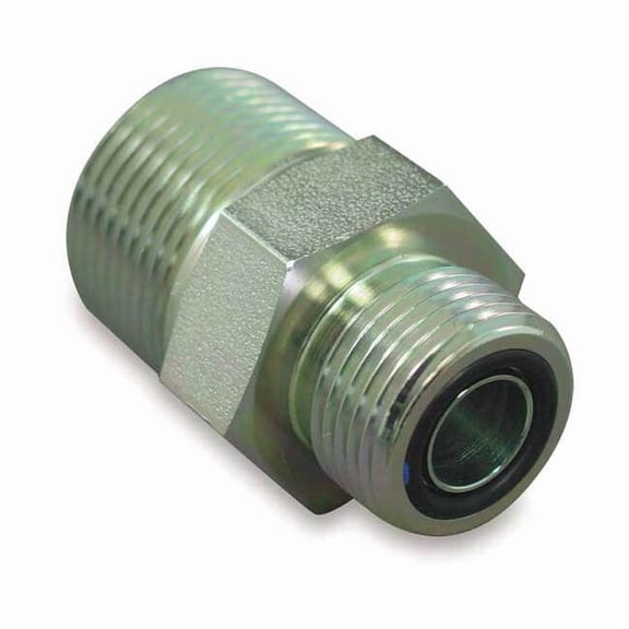Eaton Aeroquip Adpt, MaleORS-MNPT, 1-14, 1/2-14, Strt FF2031T1008S