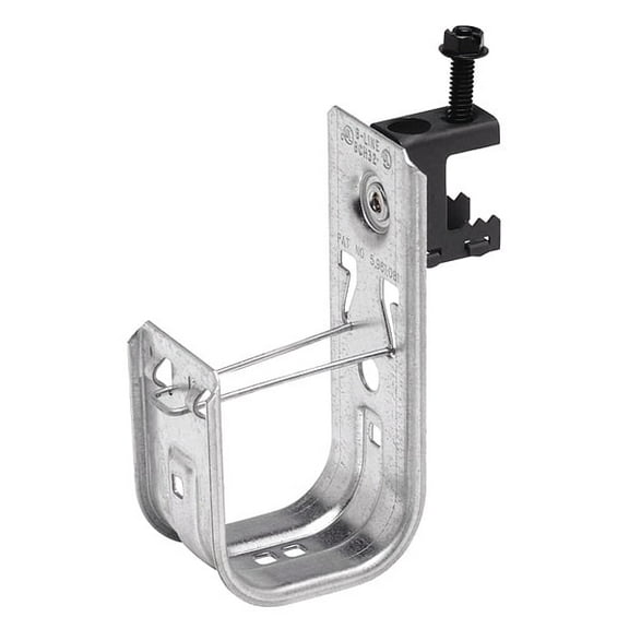Eaton B-Line J-Hook,W/ Pin,1/8-1/2" Flange,2" Max Cap BCH32-C1