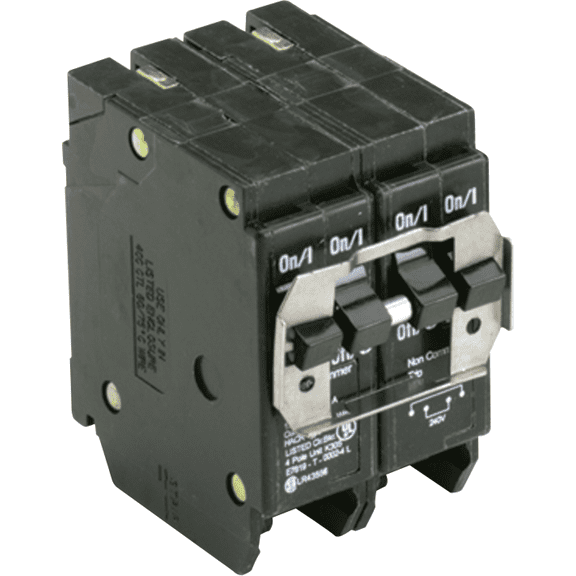 Eaton BQ Quadplex Circuit Breaker - Pack of 4 Indoor & Outdoor Use, NEC-Compliant