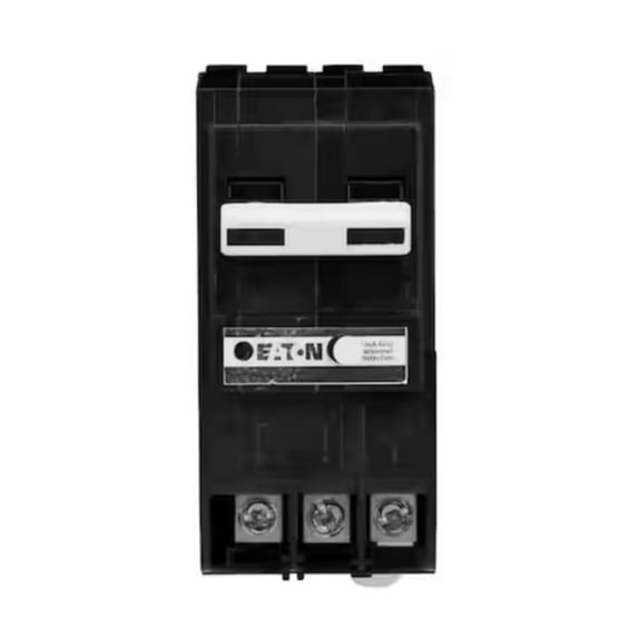 Eaton BR 50 Amp 120-Volt/240-Volt 2 in 2-Pole GFCI Circuit Breaker (BRN250GFCS)