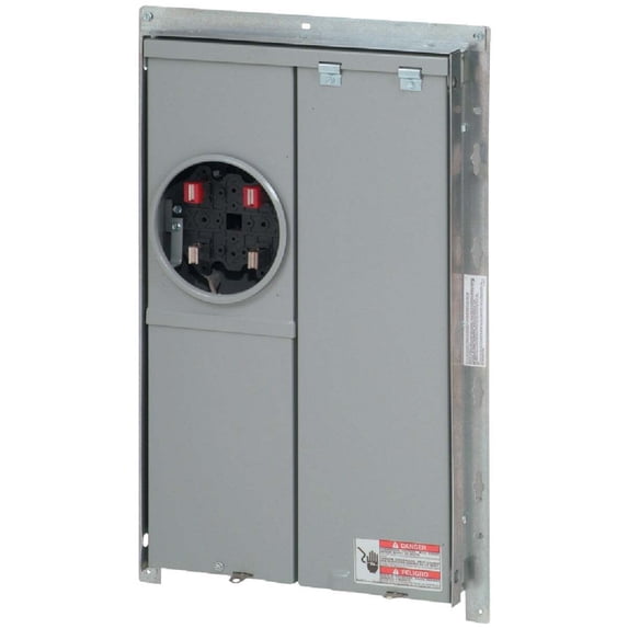 Eaton BR/BD 100A 12-Space 24-Pole Raintight Meter Breaker Panel MBE1224B100BTF