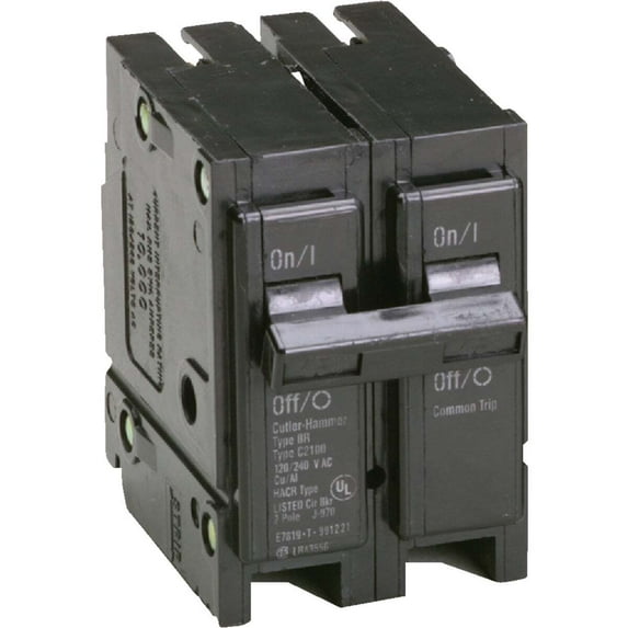 Eaton BR 70A Double-Pole Standard Trip Circuit Breaker BR270
