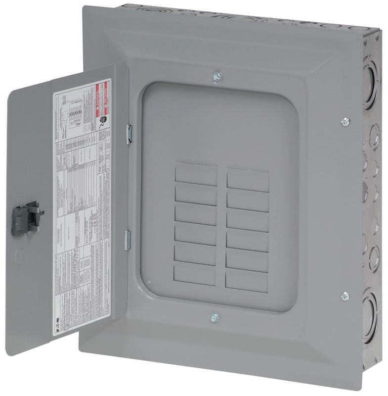Eaton BRP12L125G 12 Space 24 Circuit Breaker Box Loadcenter - 125A