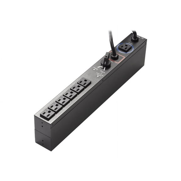 Eaton 1U Basic Rack 6 5-15R Outlet 110-125V 12A PDU HotSwap EHBPL1500RPDU1U