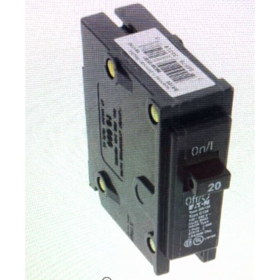 Eaton Br120 Thermal Magnetic Circuit Breaker - Black Type C120(New)