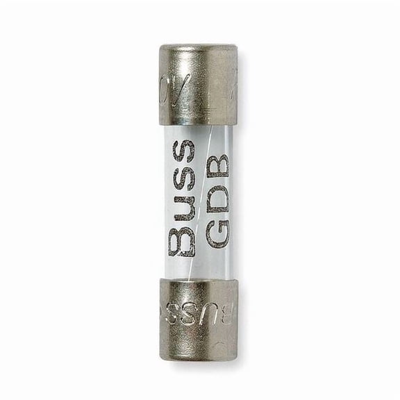 Glass Fuse, 1A, 35A at 250V AC, 5 PK GDB-1A