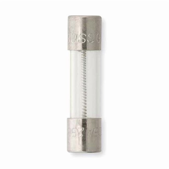 Glass Fuse, 4A, 10kA at 125V AC, 200A at 250V AC, 5 PK GMD-4-R