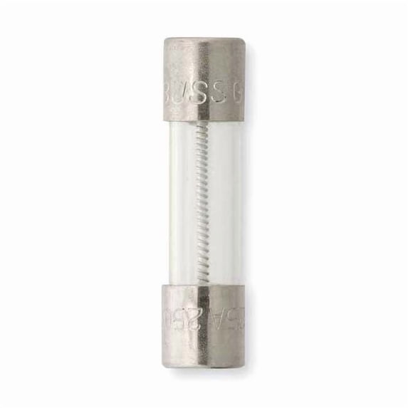 Glass Fuse, 600mA, 35A at 250V AC, 10kA at 125V AC, 5 PK GMD-600-R
