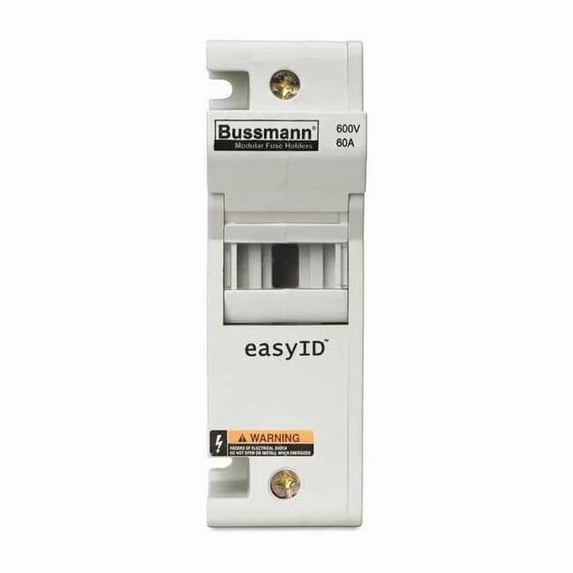Fuse Holder, J UL Class, 600V AC/DC Volt Rating, 2 Poles, Box Lug CH60J2