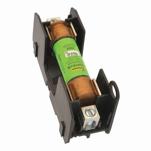 Eaton Bussmann Fuse Block,31 to 60A,K5/H,2 Pole HM25060-2CR