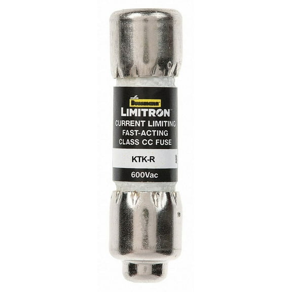 Eaton Bussmann Fuse,Class CC,2A,KTK-R Series KTK-R-2