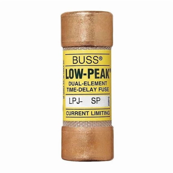 UL Class Fuse, J Class, Time-Delay, 2.80A, 600V AC, Non-Indicating LPJ-2-8/10SP