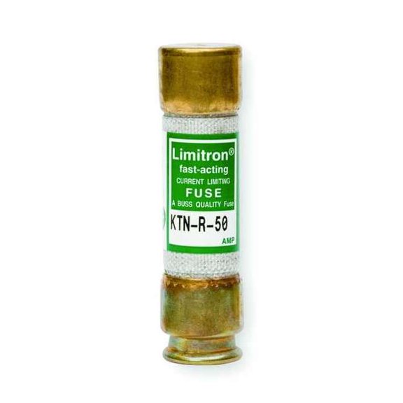 UL Class Fuse, RK1 Class, Fast-Acting, 50A, 250V AC, Non-Indicating KTN-R-50