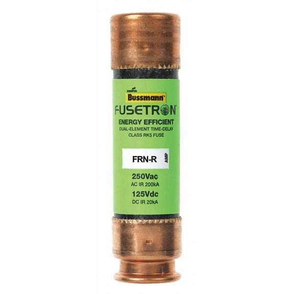 Eaton Bussmann Fuse,Class RK5,15/100A,FRN-R Series FRN-R-15/100