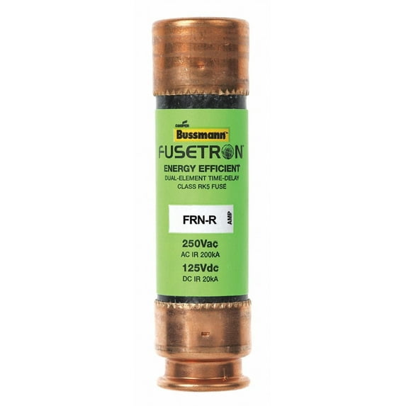 Eaton Bussmann Fuse,Class RK5,3-1/2A,FRN-R Series FRN-R-3-1/2