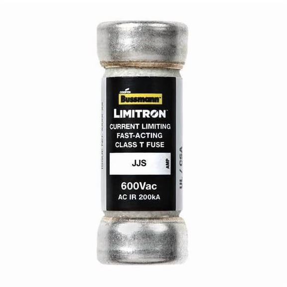 UL Class Fuse, T Class, Fast-Acting, 30A, 600V AC, Non-Indicating JJS-30