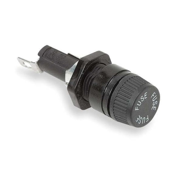 Fuse Holder, 0 to 20A Amp Range, 250V AC/DC Volt Rating, 1 Poles, Quick Connect