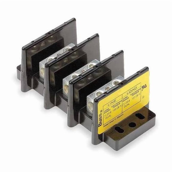 Power Distribution Block, Open, 3 Pole, 310 A Copper, 600 V AC/DC 16005-3
