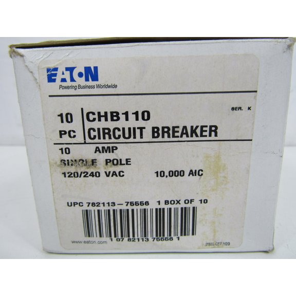 Eaton CHB110 Miniature Circuit Breakers (MCBs)