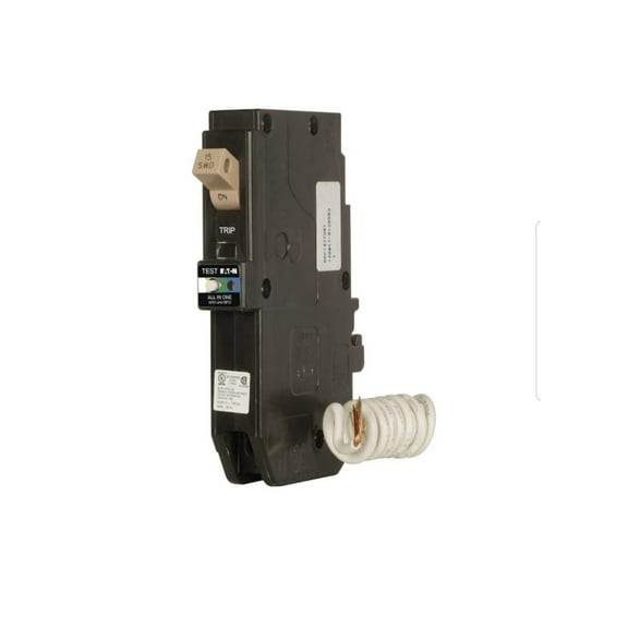 Eaton CHFN120A1CS 20 Amp Single Pole Circuit Breaker - CH Hammer Series - Electrical Panel Replacement - 120/240V - UL Listed - Residential & Commercial Use