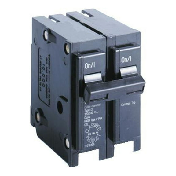 Eaton CL220CS Circuit Breaker, UL, Double Pole, 20A, 240-Volt - Quantity 3