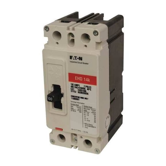 Eaton Circuit Breaker,20A,2P,480VAC,EHD EHD2020