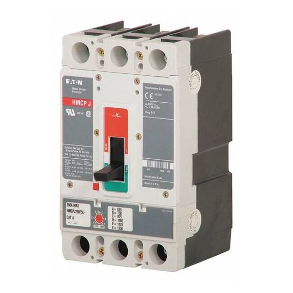 Eaton Circuit Breaker,30A,3P,600VAC,HMCP HMCP030H1C