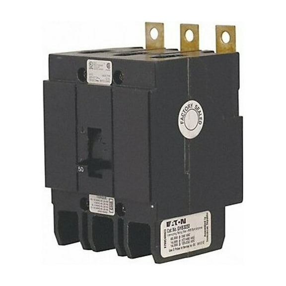 Eaton Circuit Breaker,40A,Bolt On,277/480V,3P GHB3040