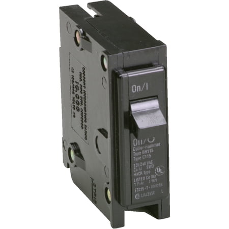 Eaton Corporation Br115 Single Pole Interchangeable Circuit Breaker, 120V, 15-Amp by EATON CORPORATION