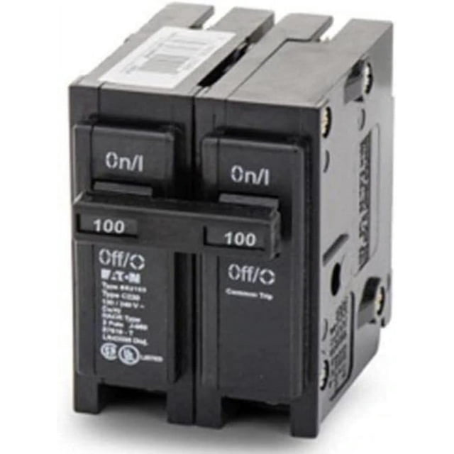 Eaton Corporation Br2100 Double Pole Interchangeable Circuit Breaker, 120/240V, 100-Amp