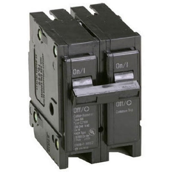 Eaton Corporation Br230 Double Pole Interchangeable Circuit Breaker, 120/240V, 30-Amp