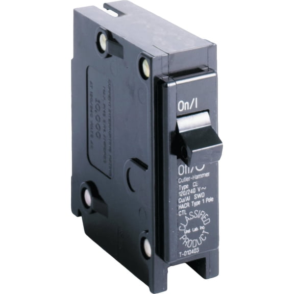Eaton Corporation CL130CS Single Pole Ul Classified Replacement Breaker, 120V, 30-Amp